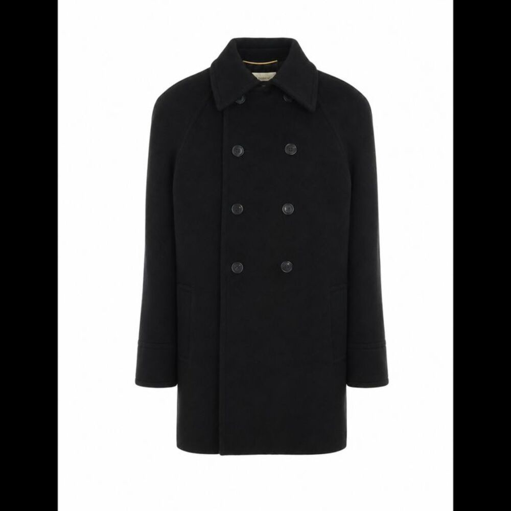 Saint Laurent Women Double Breasted Coat